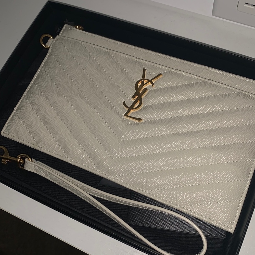 ysl clutch / wristlet